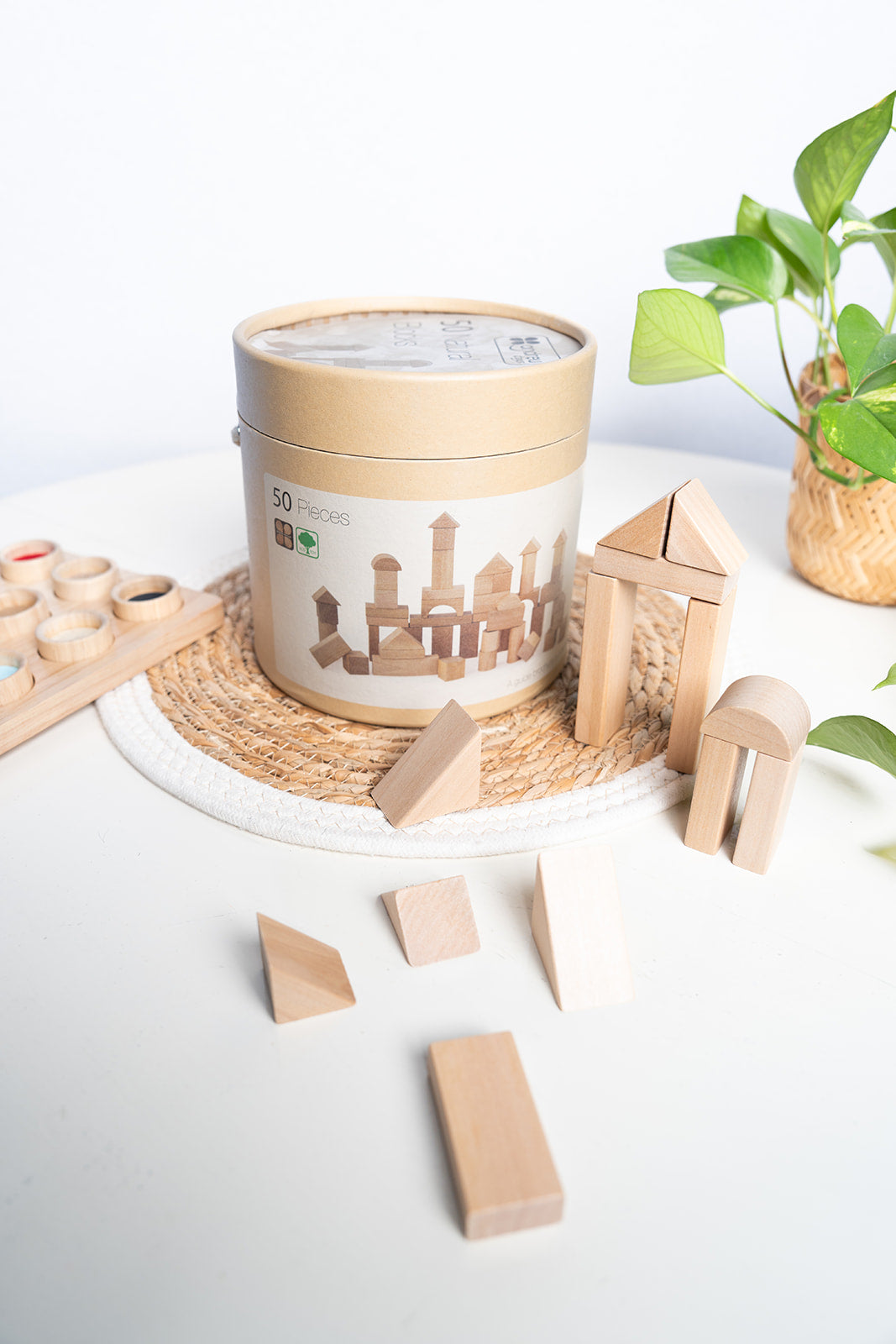 ANDREU - 50 blank houten blokken