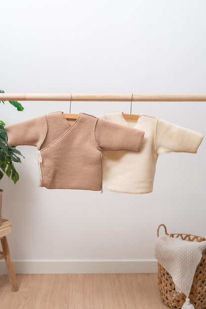 Lille Barn - Wollen Baby vestje - merinowol fleece