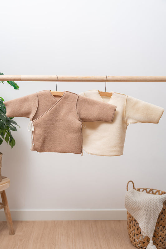 Lille Barn - Wollen Baby vestje - merinowol fleece