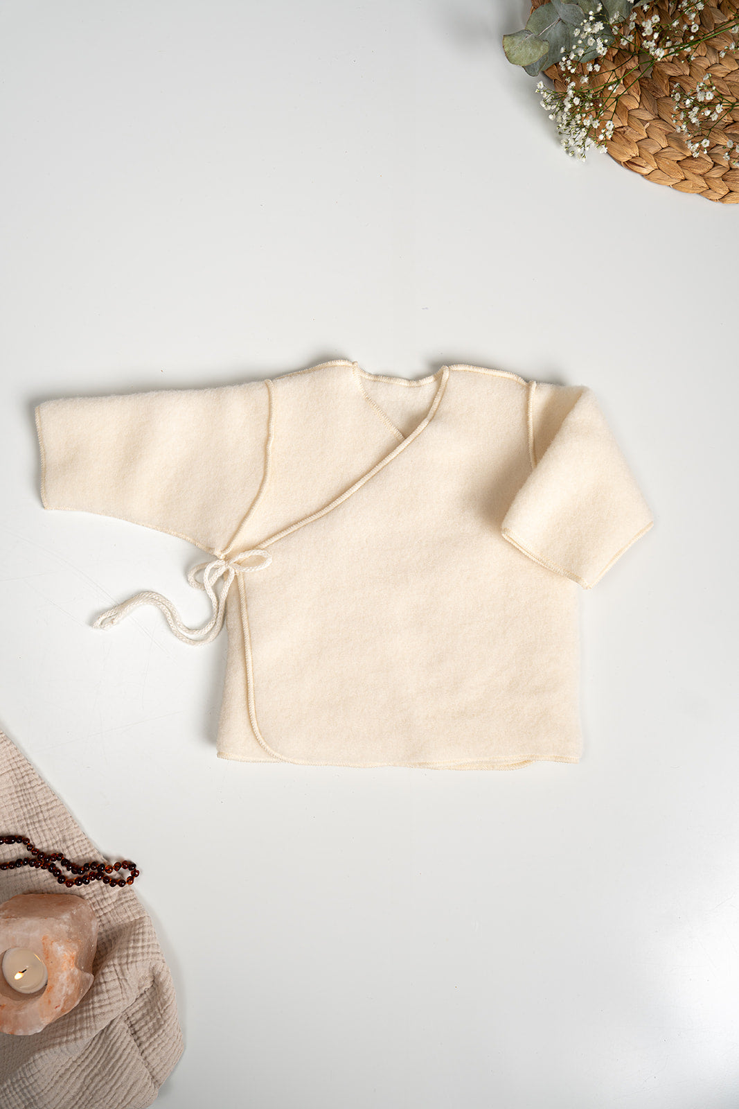 Lille Barn - Wollen Baby vestje - merinowol fleece