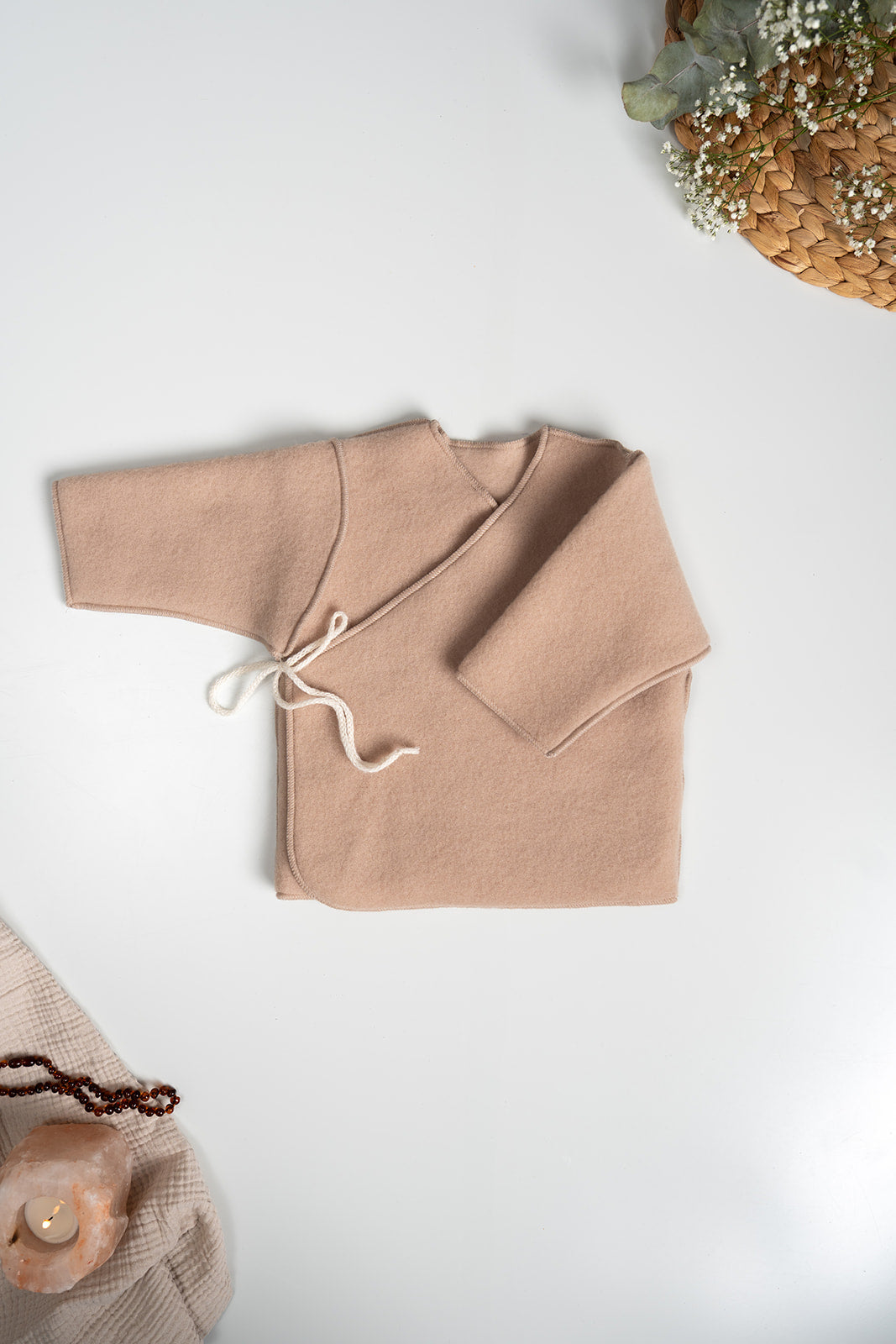 Lille Barn - Wollen Baby vestje - merinowol fleece