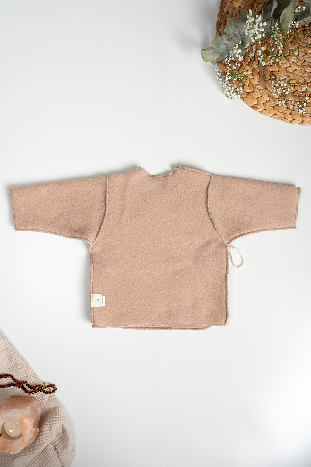 Lille Barn - Wollen Baby vestje - merinowol fleece